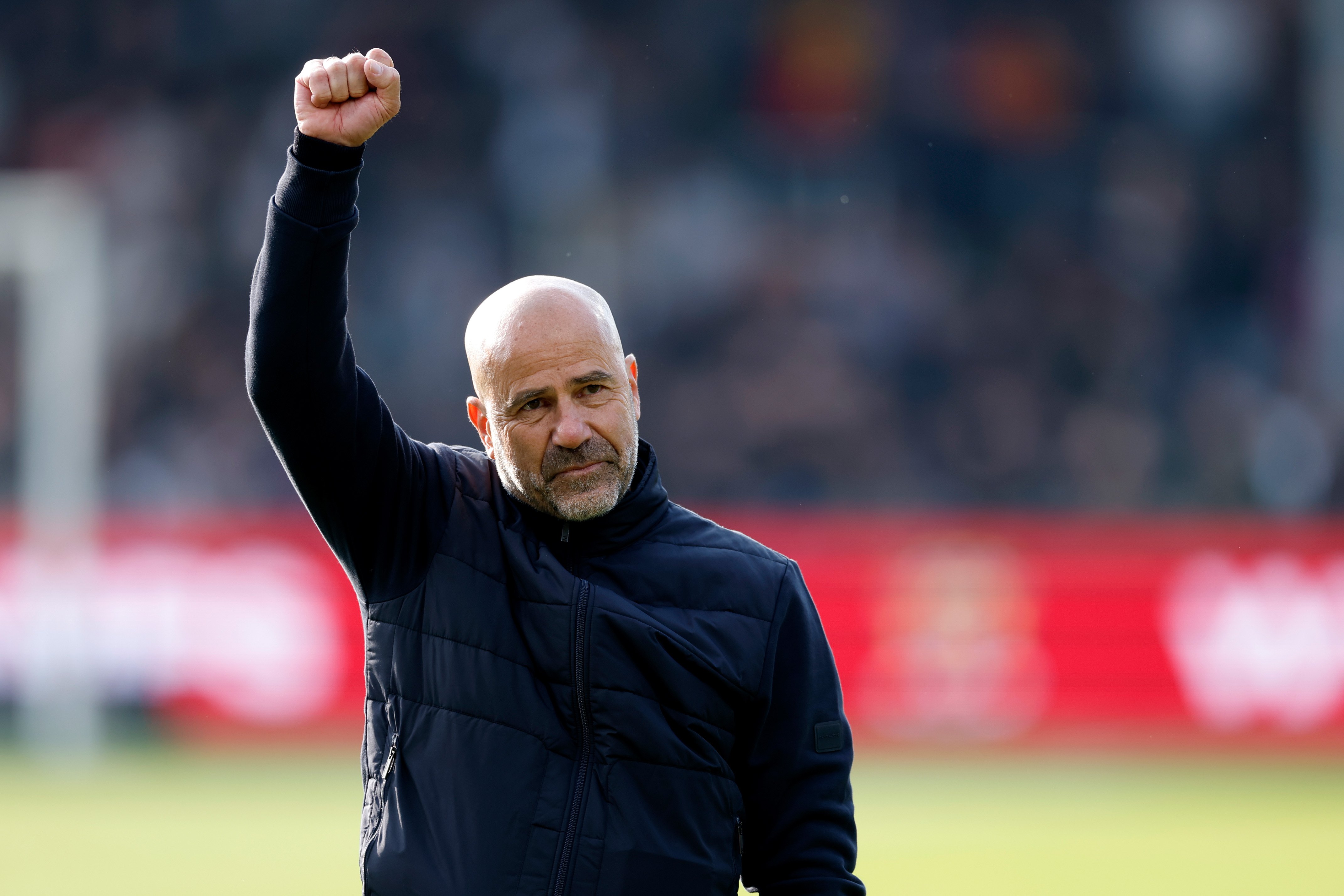 Peter Bosz beëindigde na het oefenduel van PSV met Antwerp FC een interview nadat meerdere vragen werden gesteld over een mogelijk bondscoachschap bij Oranje.